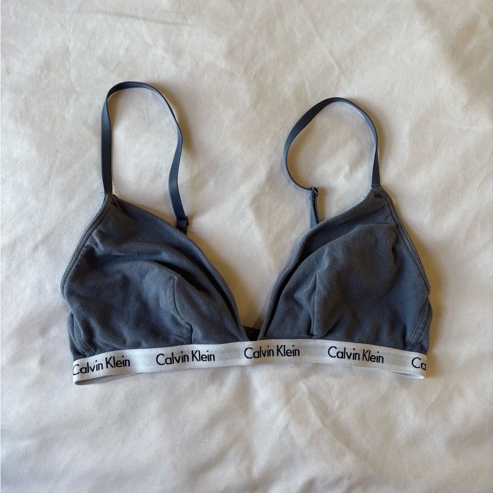 Calvin Klein Charcoal Bralette